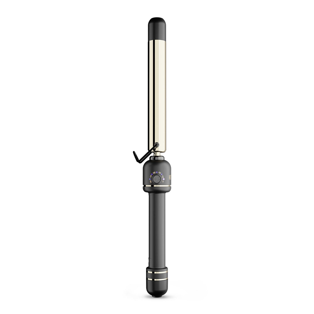 HOT TOOLS 24K Gold Extended Barrel Wand for smooth, long-lasting curls on longer hair.