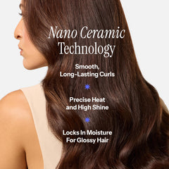 Hot Tools Nano Ceramic Extra Long Tapered Curling Iron heat-resistant-glove image provides protection