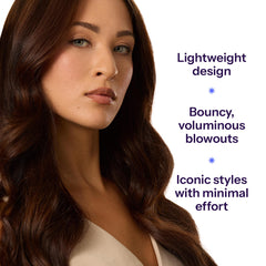 Hot Tools Pro Artist ball-tipped bristles highlight gentle detangling and even distribution of heat.