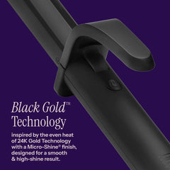 Hot Tools Pro Artist Black Gold digital heat readout for easy temperature control.