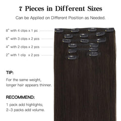 Hotbanana straight texture clip-in extensions blend with your natural hair