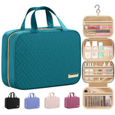 Hotor travel toiletry bag with hanging hook for easy access during travel.