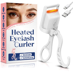 HOTRYEE heated eyelash curler close-up for quick on-the-go curling with a burr-free surface