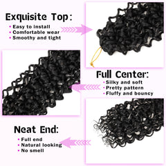 Hottoii Gogo Curl 18in soft silky texture for comfortable wear.