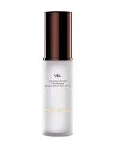 Hourglass Veil Mineral Primer bottle close-up showing silky texture for smoother skin.