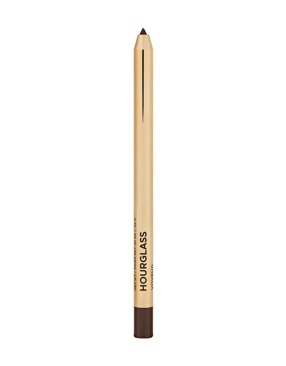 Hourglass Voyeur Waterproof Gel Liner Cave bottle shown for long-lasting waterproof wear.