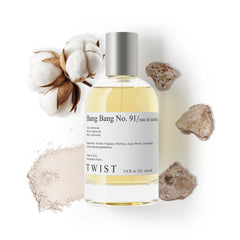 house of twist twist bang bang no 91 bottle front with premium packaging and lasting scent