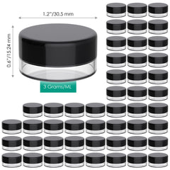 Houseables lip balm container 50 pack ideal for DIY cosmetics samples