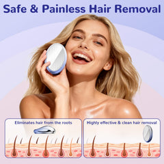 hoyesch crystal hair eraser used on arm demonstrates painless glide