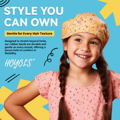HOYOLS tiny toddler elastics close-up showing soft flexible texture
