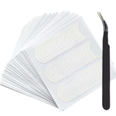 HPYFOI arc moon design 1 French manicure strip on nails for clean tips