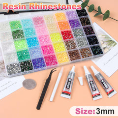 HRLbrc bedazzler tweezers and pickup pen set for precise gemstone placement.