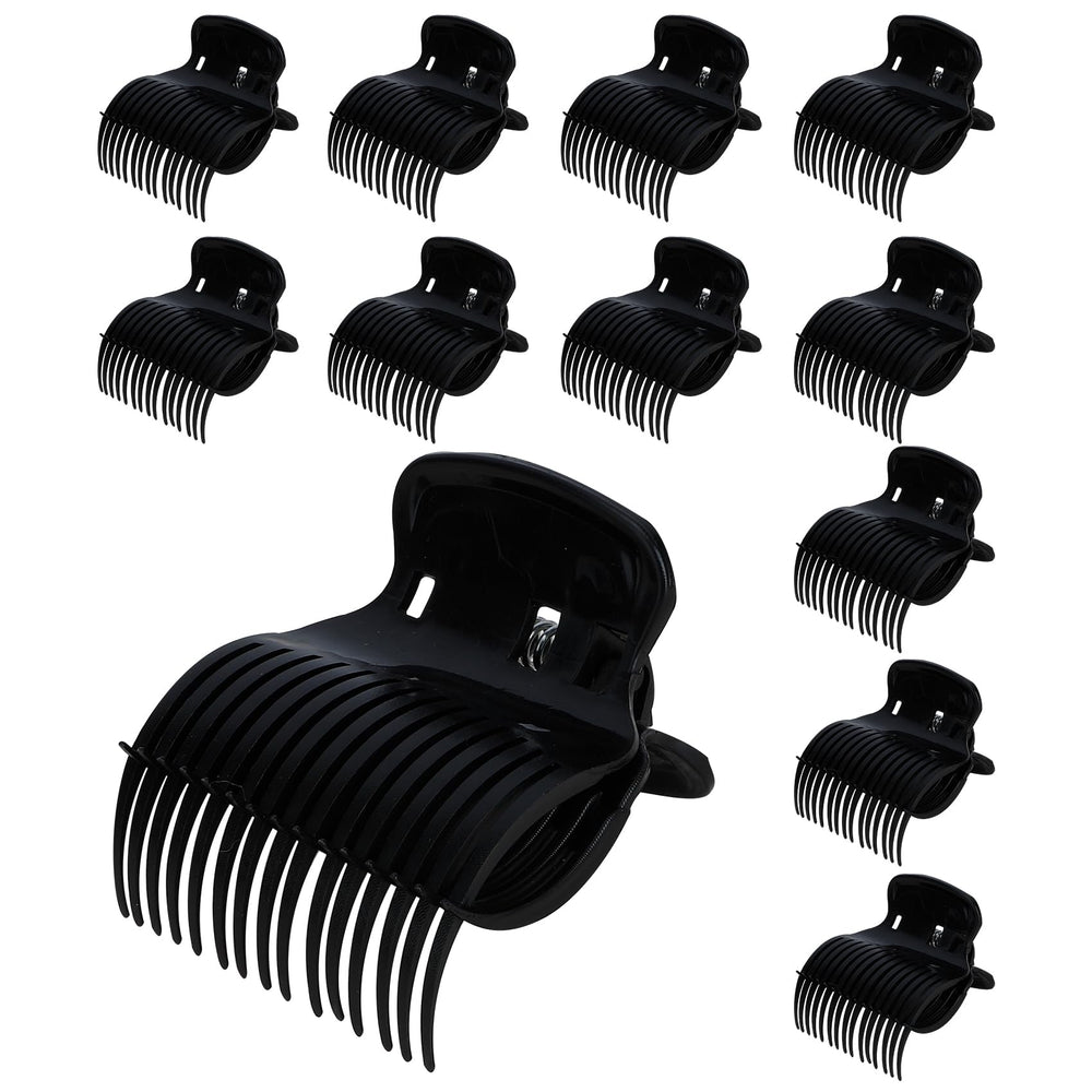 Hropzrcs hair curler clip close-up shows wide claw design for secure grip.