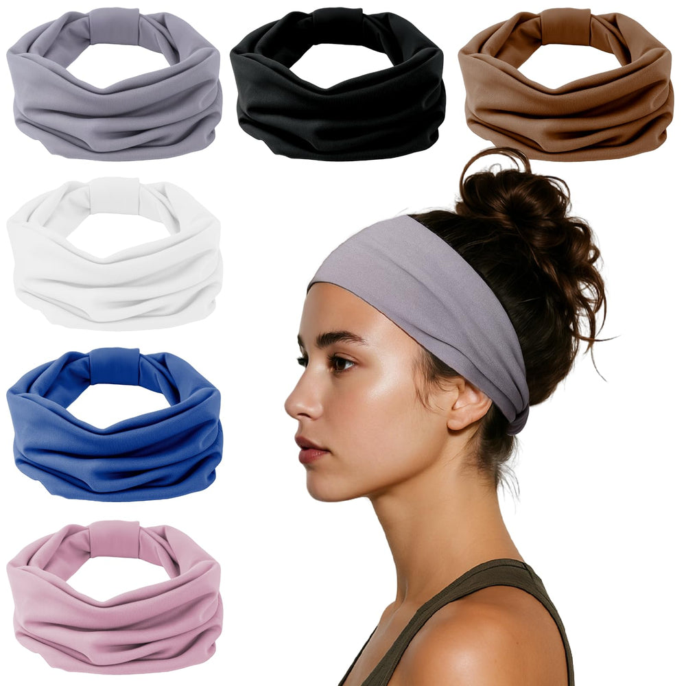 Diademas HSEM en gris, ideales para uso diario y cabello fuera de la cara.