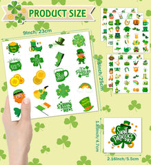 HSHFAMIIY leprechaun tattoo designs for playful party cosplay
