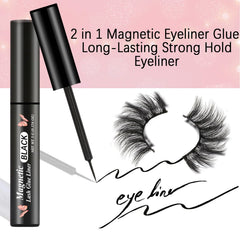 HSKIE magnetic eyeliner waterproof formula resists sweat and smudges