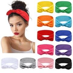 Diadema Huachi con lazo frontal, suave y cómoda para uso diario.