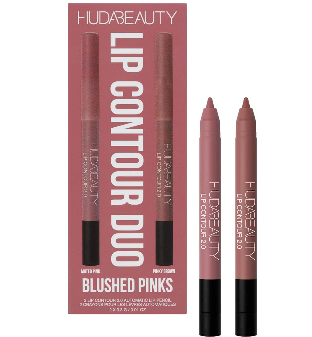 Huda Contorno de Labios Rosas Apagadas: delineado suave, acabado mate