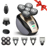 Hugdew 5-in-1 head shaver close-up blade for a clean bald look