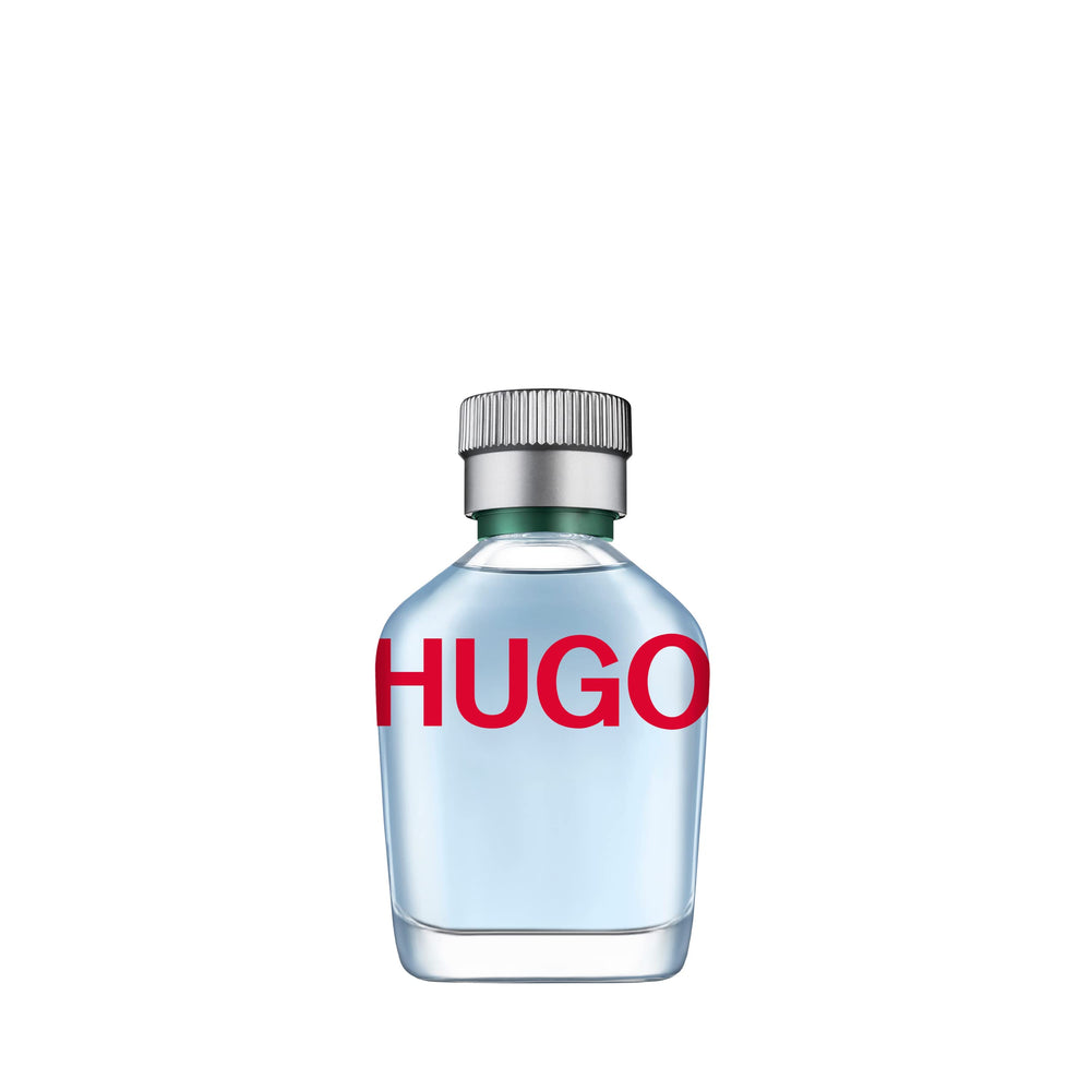 Hugo Boss Hugo Man EDT bottle with green apple note for daytime freshness
