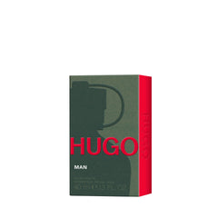 Hugo Boss Hugo Man EDT bottle showcases a woody base for versatile daily wear