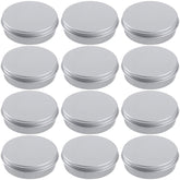 Hulless 60 ml aluminum tin jar with screw lid for leak-free storage