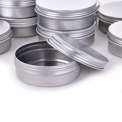 Hulless lip balm tin jar for compact on-the-go use