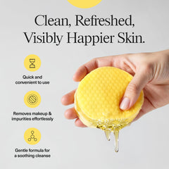The smooth, soothing side of Humanroots pads ready for calming post-exfoliation care