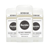 Humble Brands aluminum-free deodorant with Palo Santo and Frankincense for lasting odor control