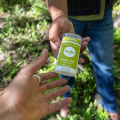 Humble Brands packaging front highlights aluminum-free formula and cruelty-free certification