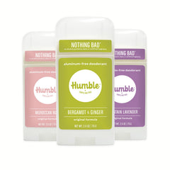 HUMBLE BRANDS subtle-citrus deodorant stick for daily odor control