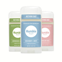 Humble Original Deodorant Spring Awakening 3-pack for long-lasting freshness