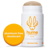 Desodorante Hume Supernatural sin aluminio con aroma ámbar-madera para uso diario