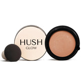 Hush Glow Foundation Cushion packaging for portable, mess-free use.