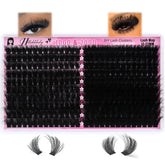 Hushlibaby Lash Clusters 280 pcs set for dramatic at-home volume
