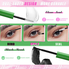 Hushlibaby waterproof formula keeps lashes intact during heat and sweat