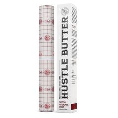 Hustle Butter Deluxe Envoltura de Segunda Piel para Tatuajes, adhesivo transparente y protección higiénica.