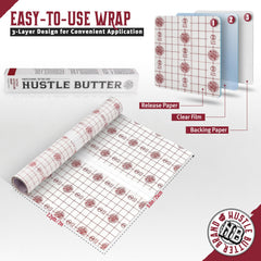 Hustle Butter Deluxe Envoltura de Segunda Piel para Tatuajes, aplicación fácil y cambio limpio.