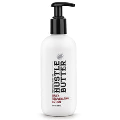 Hustle Butter Deluxe tattoo aftercare bottle delivers daily hydration for vibrant skin