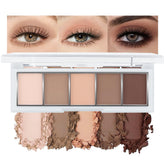 Hxssll Mini Palette Soft Ivory swatch brightens mature lids.