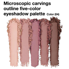 Hxssll Rose Nude Palette shade swatches show soft, blendable browns.