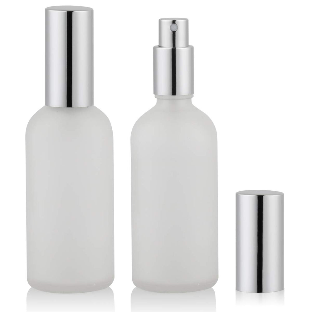 Hydior empty frosted glass spray bottle 3.4oz for DIY fragrances