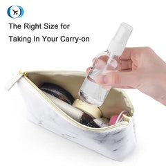 Hydior glass bottle with labels for easy blend organization.