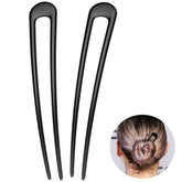 HYFEEL French hair pin extra long in black for secure updos
