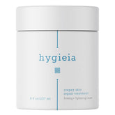 Hygieia crepey skin cream 8oz jar provides deep hydration for smoother skin.