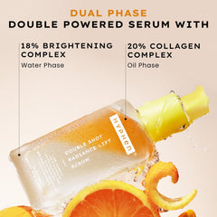 Hyphen Sérum Doble Disparo, frasco de cristal que refleja la luz.