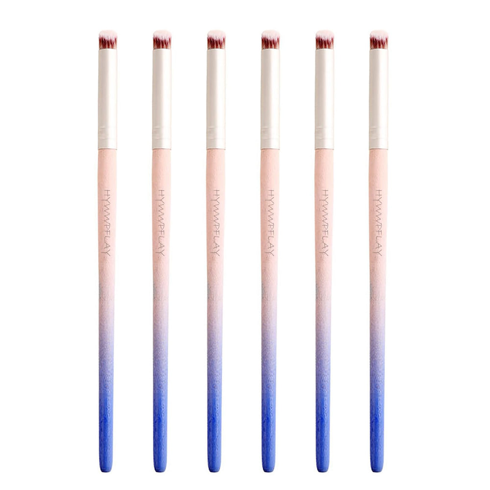 HYWWPFLAY ombre nail brush with wooden handle for smooth gradient application