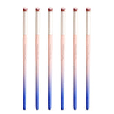 HYWWPFLAY ombre nail brush with wooden handle for smooth gradient application
