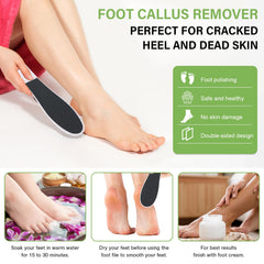HZMM coarse sandpaper side for thick calluses.