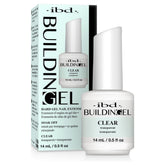 IBD Building Gel transparente en aplicación suave para uñas naturales.
